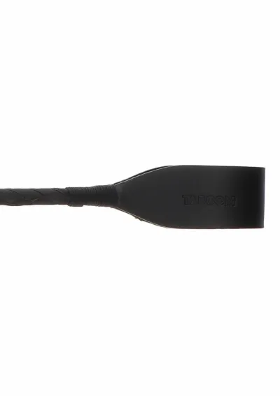 Jezdecký bičík TABOOM z veganské kůže, černý, 66 cm - obrázek 4