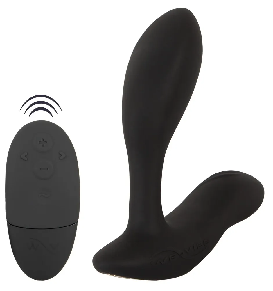 Vibrační stimulátor prostaty We-Vibe Vector+ s aplikací a ovladačem, černý - obrázek 2