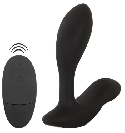 Vibrační stimulátor prostaty We-Vibe Vector+ s aplikací a ovladačem, černý - obrázek 2