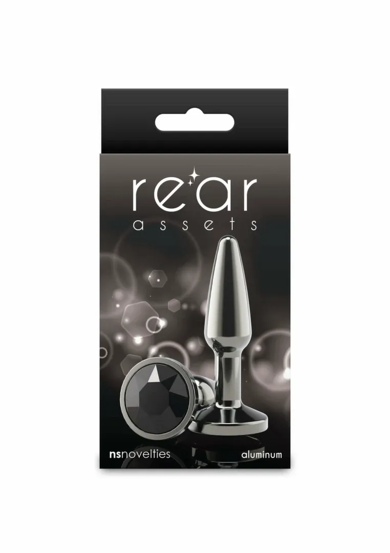 Kovový anální kolík NS Novelties Tapered Plug Small, chromovaný hliník, 7 cm - obrázek 2
