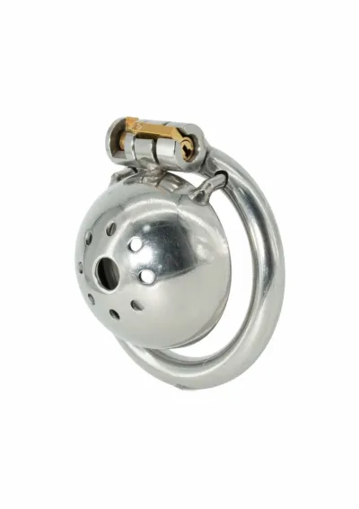 Ocelová klec cudnosti Hidden Desire Stainless Vault X-Short, 40 mm, stříbrná - obrázek 2