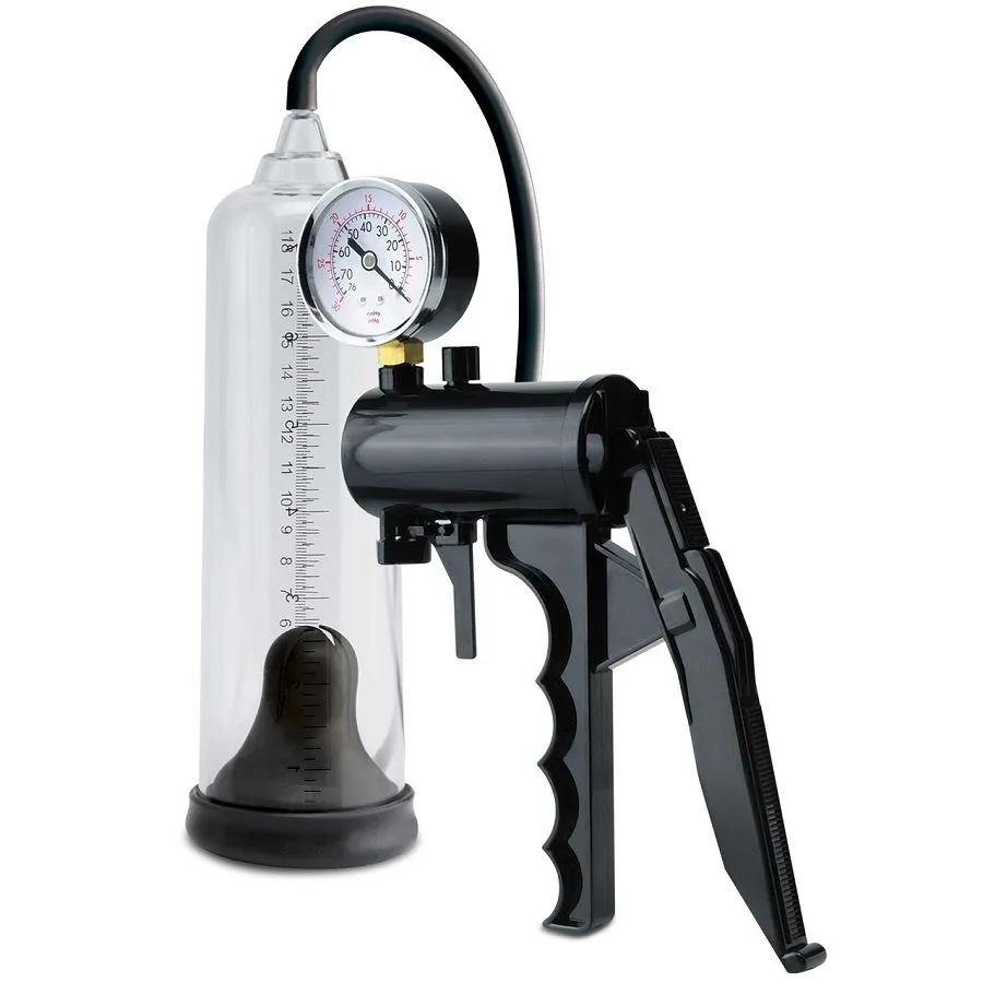 Vakuová pumpa na penis Pump Worx Max-Precision Power Pump s manometrem