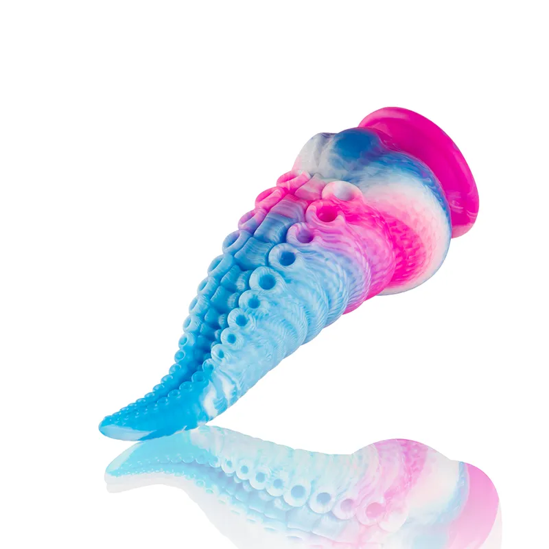 Silikonové dildo chapadlo EPIC Phorcys, malé, 17 cm, modré - obrázek 5