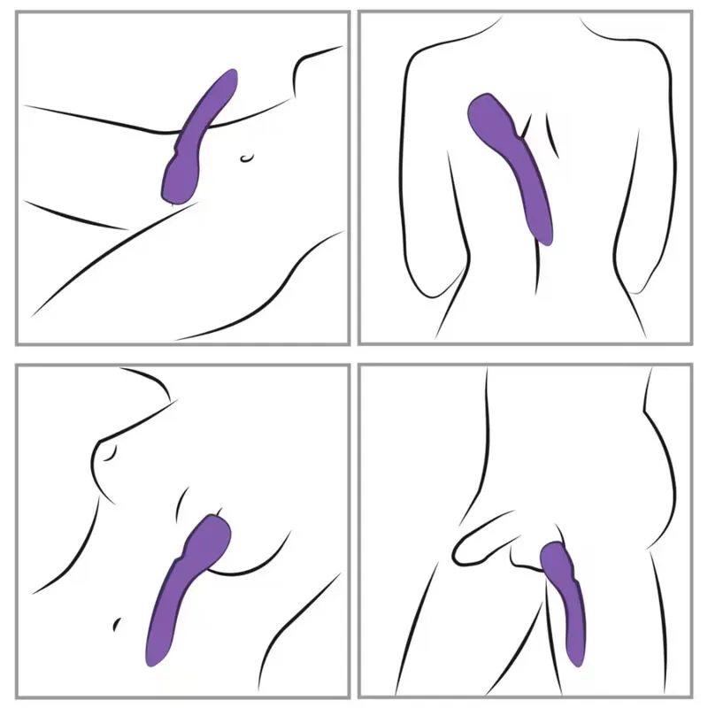 Nabíjecí masážní hlavice We-Vibe Wand 2, fialová - obrázek 8