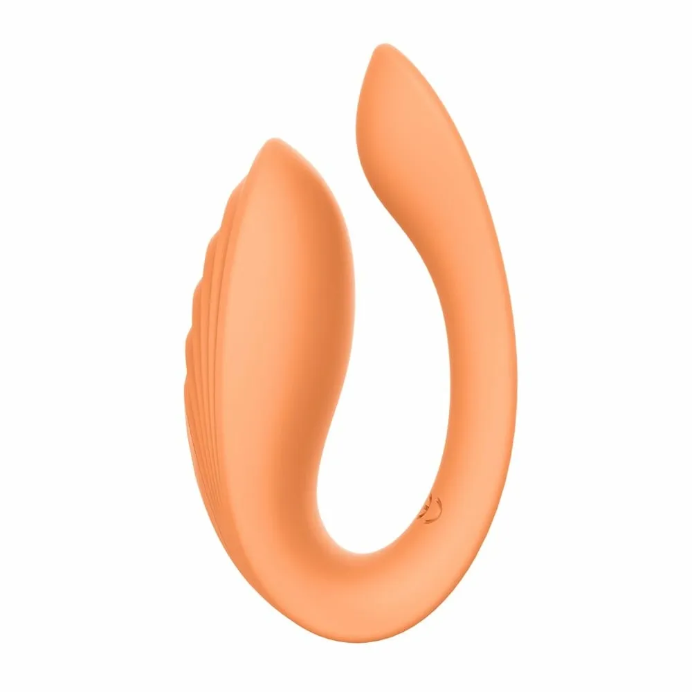 Vibrátor pro páry Dream Toys Glam s dálkovým ovládáním, ohebný, zlatý - obrázek 3