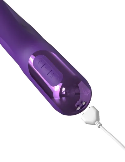 Přirážecí rabbit vibrátor Fantasy For Her Super SoniX Thruster, fialový, 22 cm - obrázek 7