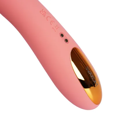 Přirážecí vibrátor Svakom Ava Neo s aplikací, broskvový - obrázek 9