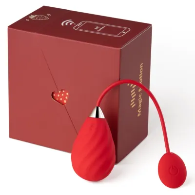 Chytrý vibrátor Magic Motion Magic Sundae s ovládáním aplikací, červený - obrázek 4