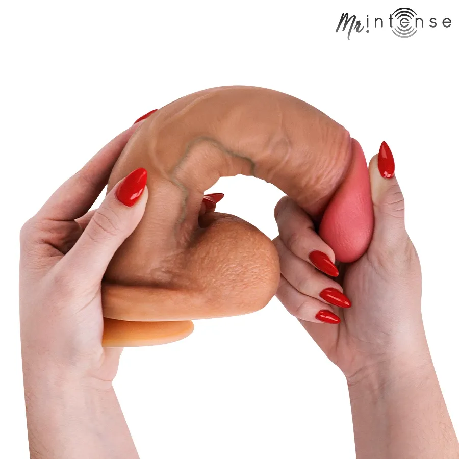 Realistické silikonové dildo Mr. Intense Gary XL s varlaty, 25,5 cm, Ø 5,1 cm - obrázek 6