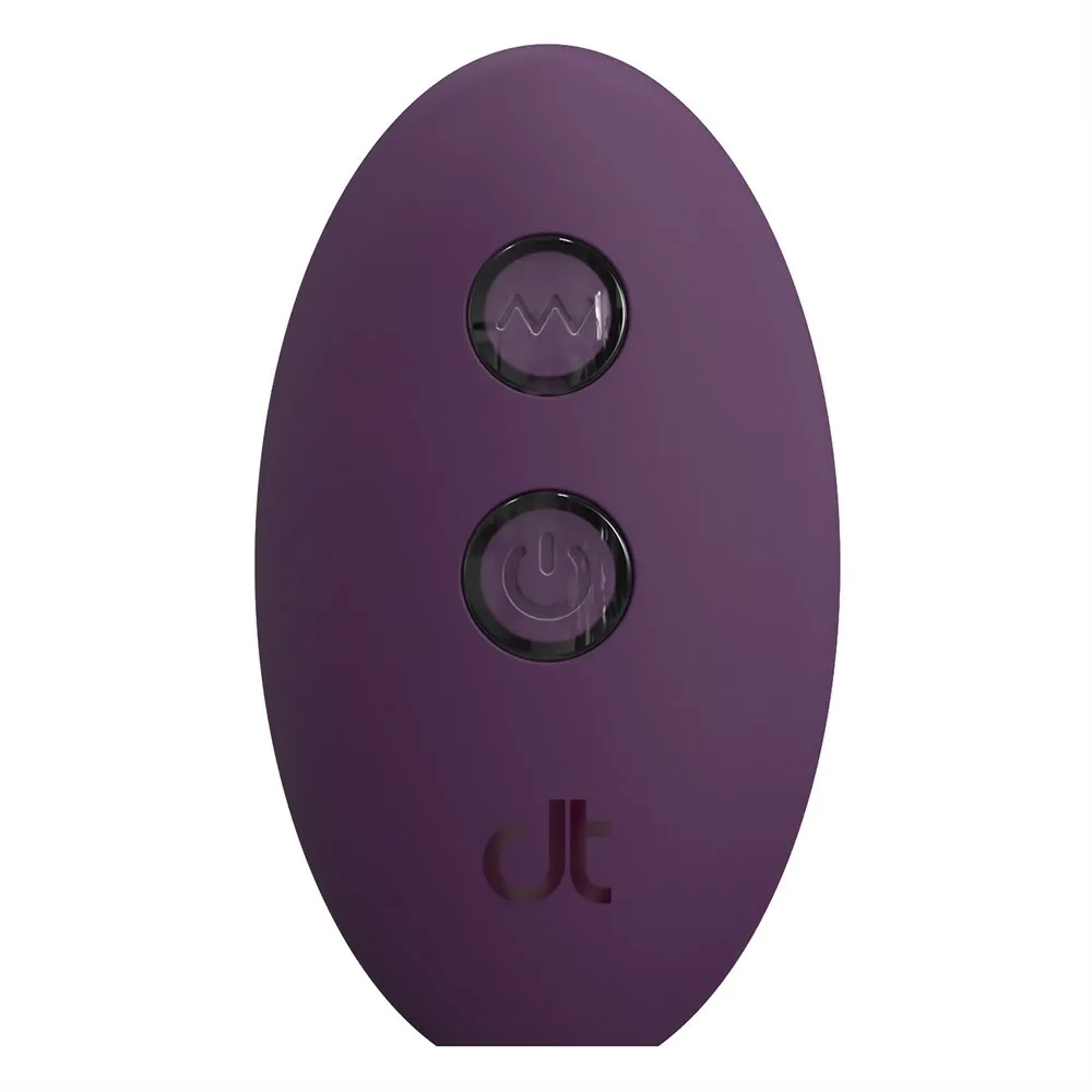 Anální vibrátor GLAM Strong Anal Vibe s dálkovým ovládáním, silikon, černý, 12,8 cm - obrázek 5