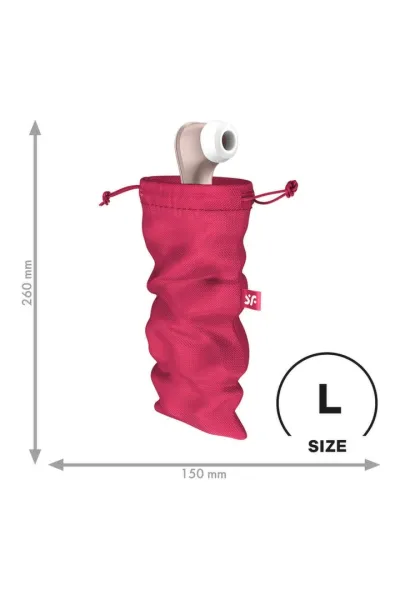 Úložný sáček na pomůcky Satisfyer Treasure Bag L, růžový - obrázek 4