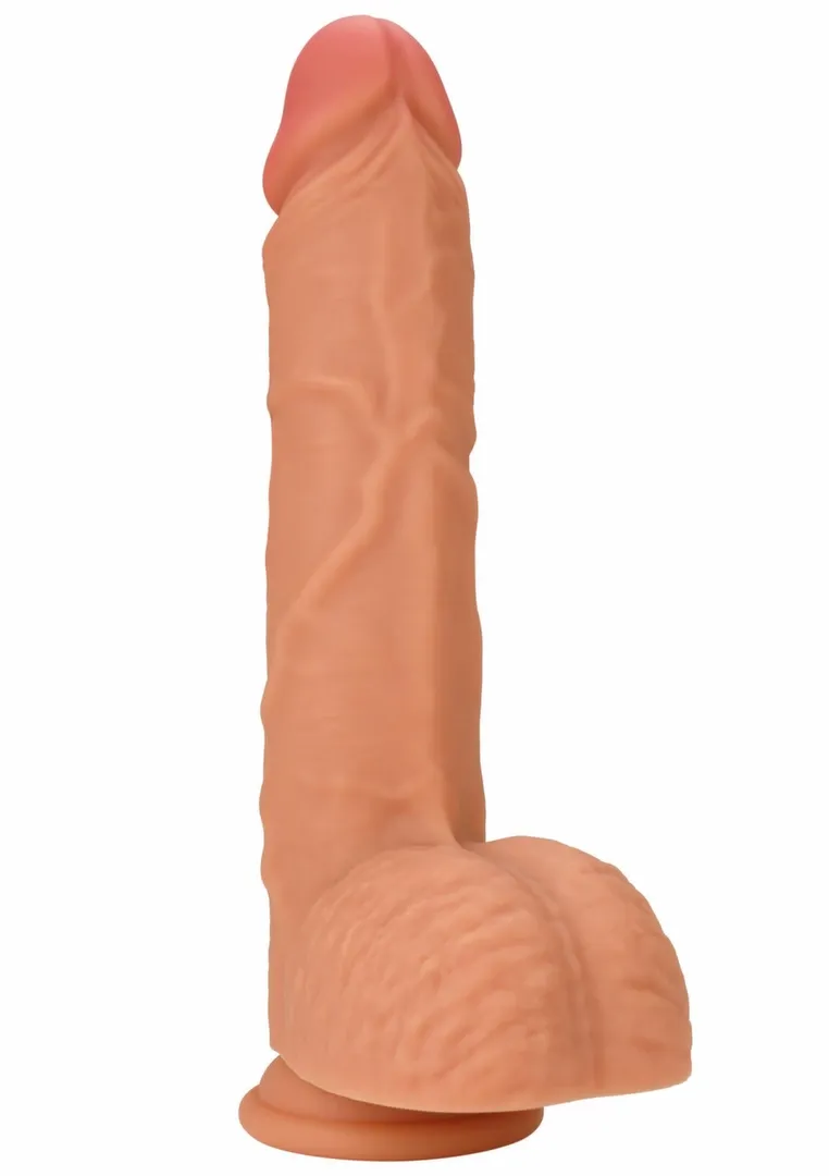 Realistické dildo INFERNO by HIDDEN DESIRE z tekutého silikonu, 23 cm - obrázek 7