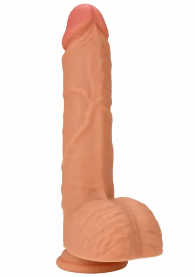 Realistické dildo INFERNO by HIDDEN DESIRE z tekutého silikonu, 23 cm - obrázek 7