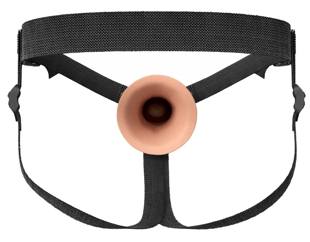 Dutý strap-on Fantasy X-tensions Elite FXTE7 s postrojem, tělový, 19 cm - obrázek 3