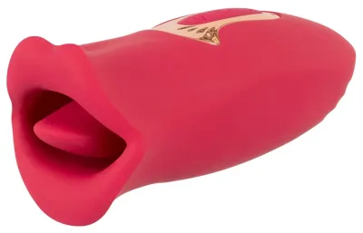 Vibrátor s pohyblivými rty You2Toys Oral Fun, silikonový, růžový, 13 cm - obrázek 3