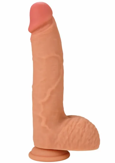 Realistické dildo INFERNO by HIDDEN DESIRE z tekutého silikonu, 23 cm - obrázek 9