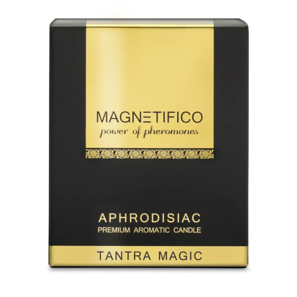 Vonná svíčka Magnetifico Tantra Magic, santalové dřevo, ruční výroba, 36 h hoření - obrázek 4