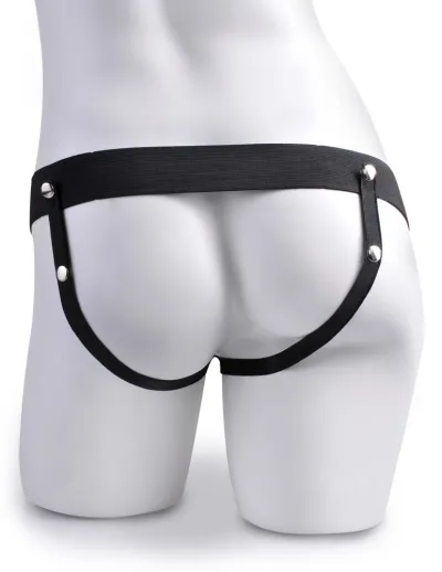 Dutý stříkací strap-on s varlaty Fetish Fantasy Series, 19 cm, tělový - obrázek 5