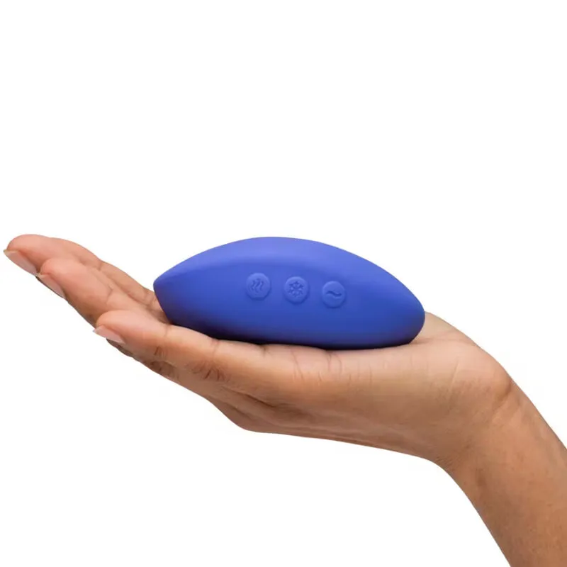Hřejivý a chladivý vibrátor We-Vibe Temp, levandulově modrý - obrázek 6