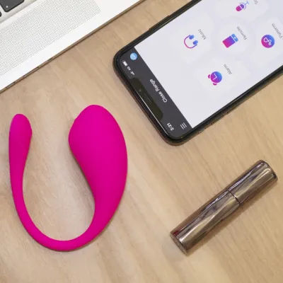 Nositelný vibrátor Lovense Lush 3 s ovládáním aplikací, růžový - obrázek 8