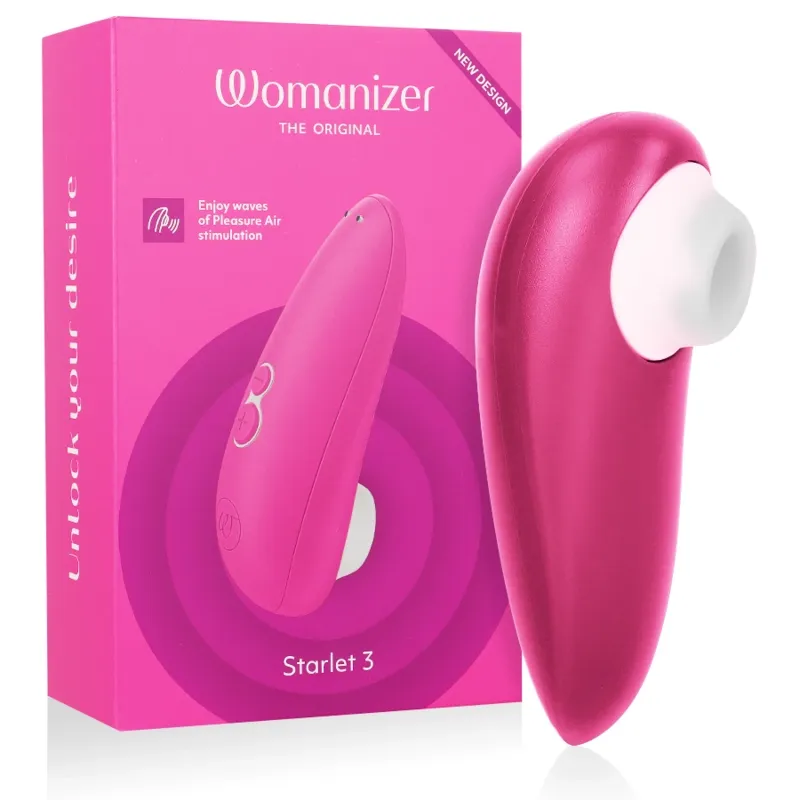 Tlakový stimulátor klitorisu Womanizer Starlet 3, růžový