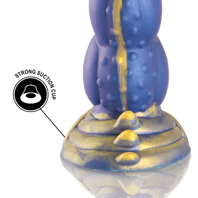 Silikonové dildo EPIC Poseidon Sea Embrace, 22 cm, modré - obrázek 8