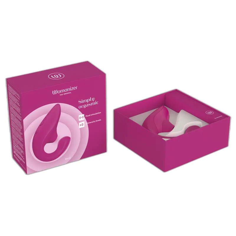 Rabbit vibrátor s tlakovým stimulátorem klitorisu Womanizer Blend, zářivě růžový - obrázek 13