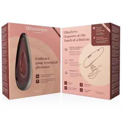 Tlakový stimulátor klitorisu Womanizer Classic 2, vínový - obrázek 8