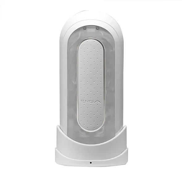 Tenga Flip Zero Electronic Vibrating System, vibrační masturbátor, bílý, 18 cm