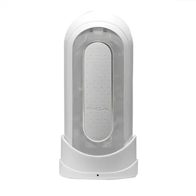 Tenga Flip Zero Electronic Vibrating System, vibrační masturbátor, bílý, 18 cm