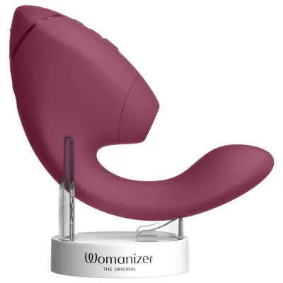 Rabbit vibrátor s tlakovým stimulátorem klitorisu Womanizer Duo Next, tmavě růžový - obrázek 7
