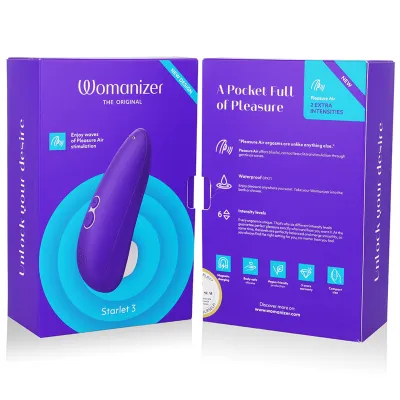 Tlakový stimulátor klitorisu Womanizer Starlet 3, indigový - obrázek 7