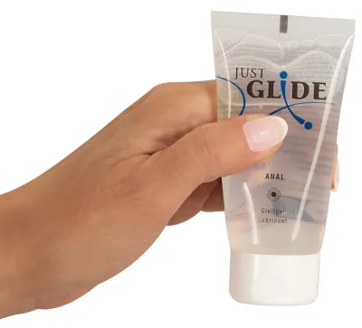 Anální lubrikační gel Just Glide Anal na vodní bázi, veganský, 50 ml - obrázek 3