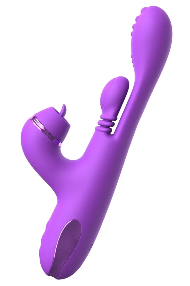 Rabbit vibrátor Fantasy For Her IntiMotion Pulse Pro Vibe, fialový, 24,1 cm - obrázek 4