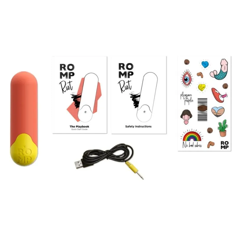 Minivibrátor ROMP Riot, oranžovo-žlutý - obrázek 11
