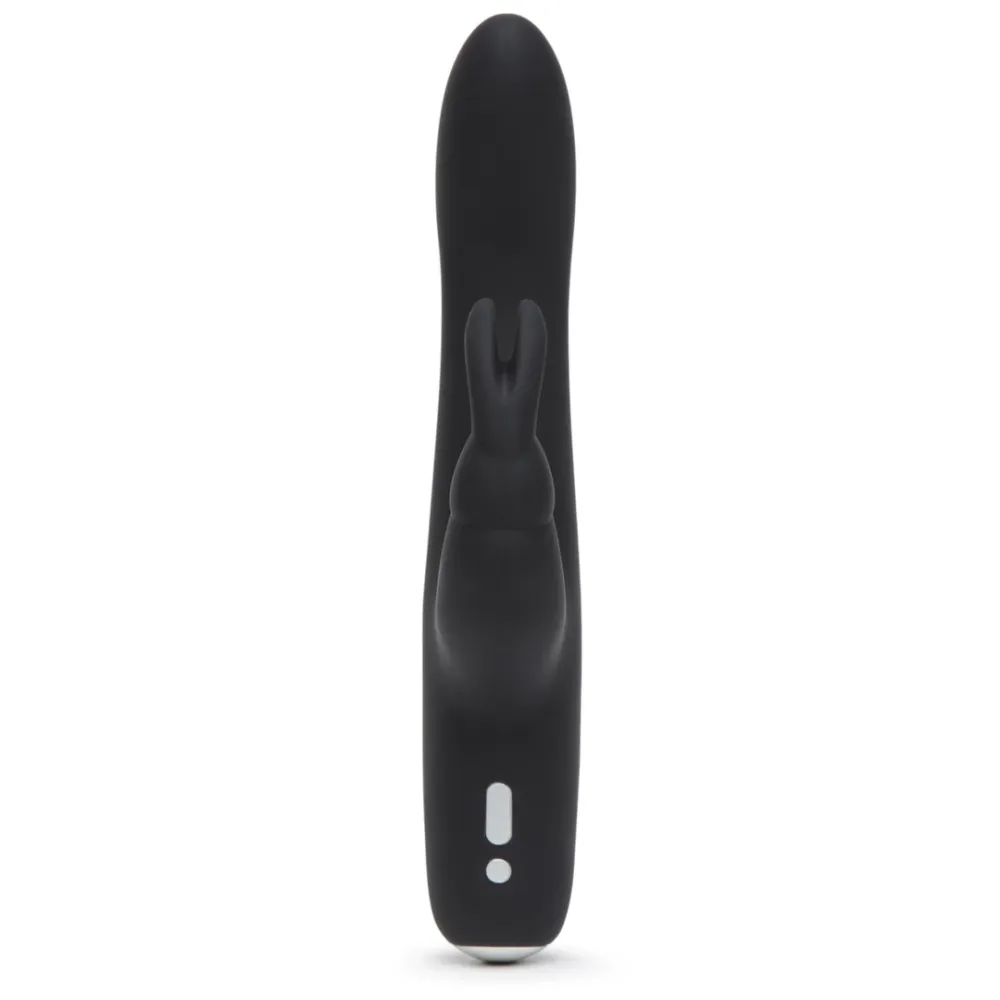 Rabbit vibrátor Fifty Shades of Grey Greedy Girl Slimline, nabíjecí, černý - obrázek 3