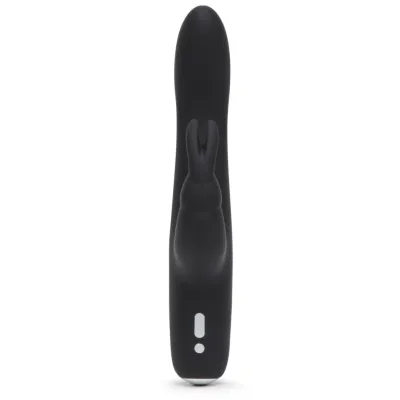Rabbit vibrátor Fifty Shades of Grey Greedy Girl Slimline, nabíjecí, černý - obrázek 3