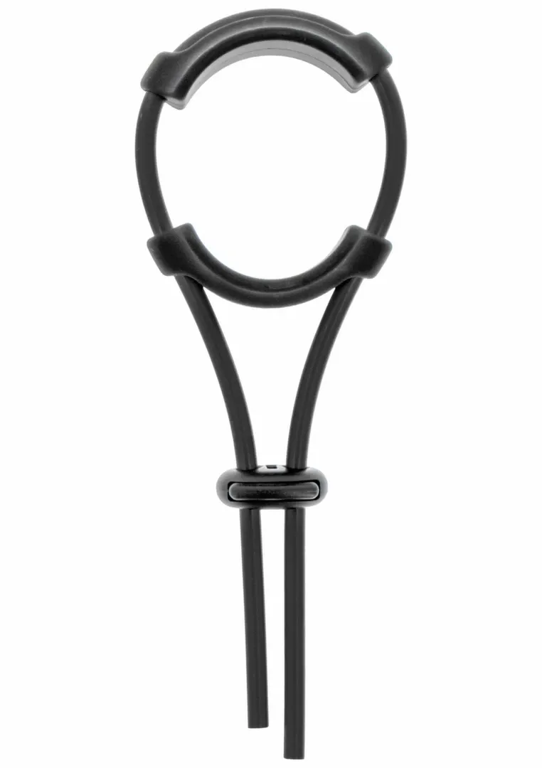 Nastavitelný erekční kroužek Hidden Desire Adjustable Comfort, silikon, černý - obrázek 3