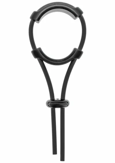 Nastavitelný erekční kroužek Hidden Desire Adjustable Comfort, silikon, černý - obrázek 3