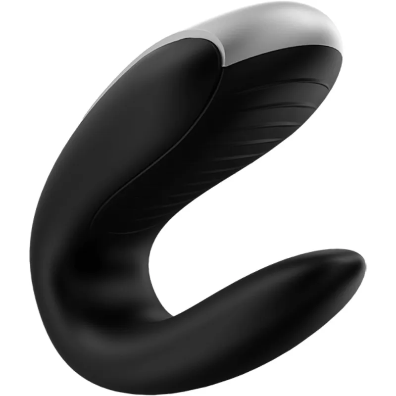 Vibrátor pro páry Satisfyer Double Fun s aplikací a dálkovým ovladačem, černý - obrázek 5
