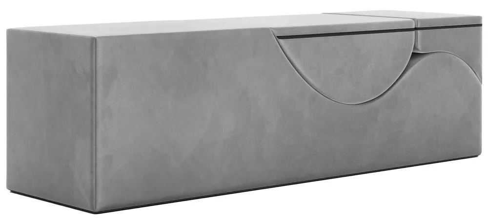 Skládací lehátko Liberator Aria Flip Chaise, ergonomické, šedé - obrázek 5