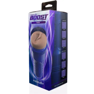 Masturbátor Fleshlight Boost Bang Light Medium, modré pouzdro, 24,75 cm - obrázek 10