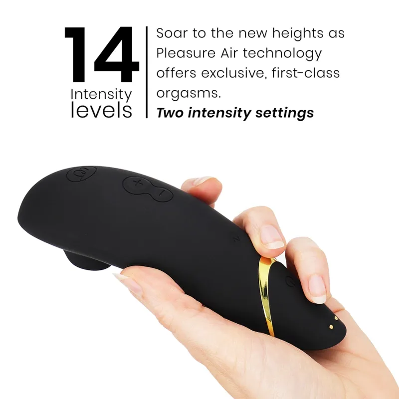 Tlakový stimulátor klitorisu Womanizer Premium 2, černý - obrázek 5
