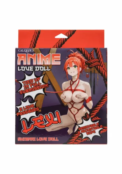 Nafukovací panna Shibari Love Doll Lexi v anime stylu s lanem, 150 cm - obrázek 2