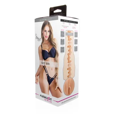 Masturbátor Fleshlight Girls Sky Bri Celestial, trenažér výdrže, tělový, 24 cm - obrázek 2