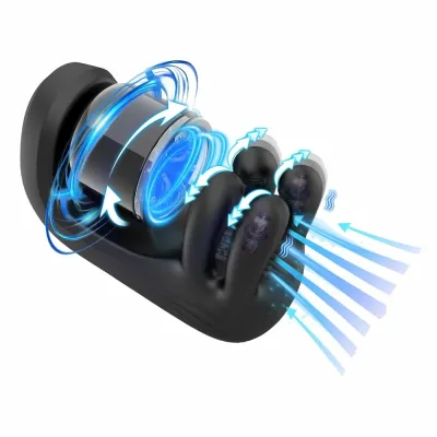 Automatický masturbátor Titanz Auto Squeeze Machine se stlačováním a rotací, černý - obrázek 4