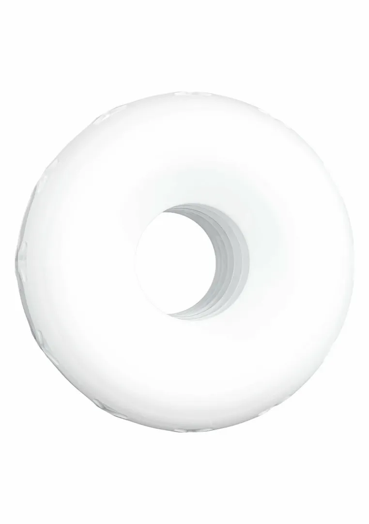 Erekční kroužek ToyJoy Hero 4-in-1 Flow Ring, natahovač varlat i masturbátor, černý - obrázek 3