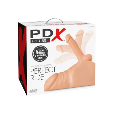Masturbátor PDX Plus Perfect Ride, torzo s penisem a análním otvorem - obrázek 6
