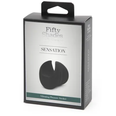 Vibrační masturbátor Fifty Shades of Grey Sensation, silikonový, nabíjecí, černý - obrázek 5