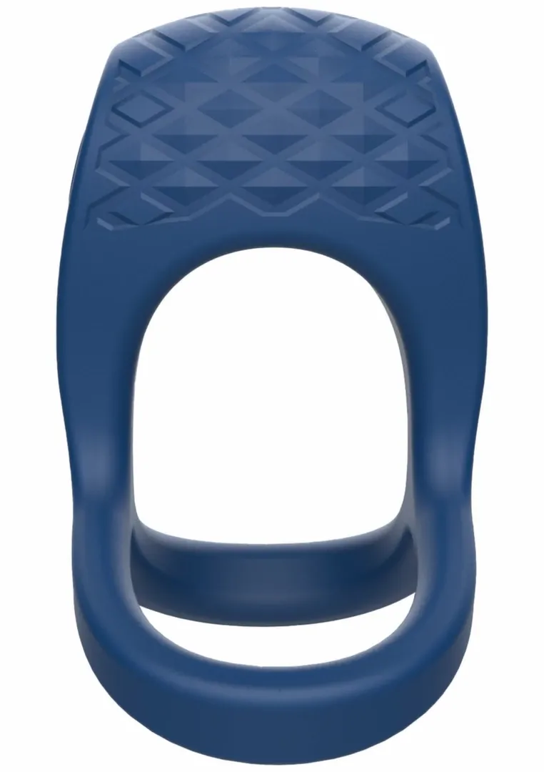 Vibrační erekční kroužek s klecí Brutal Ring & Ball Cage, dálkové ovládání, černý - obrázek 3